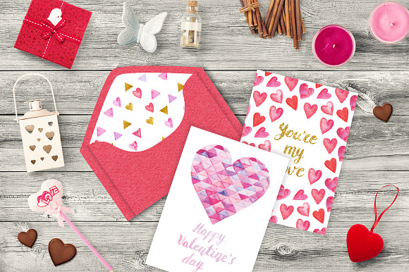 Valentine's day cards template in Card Templates - product preview 4