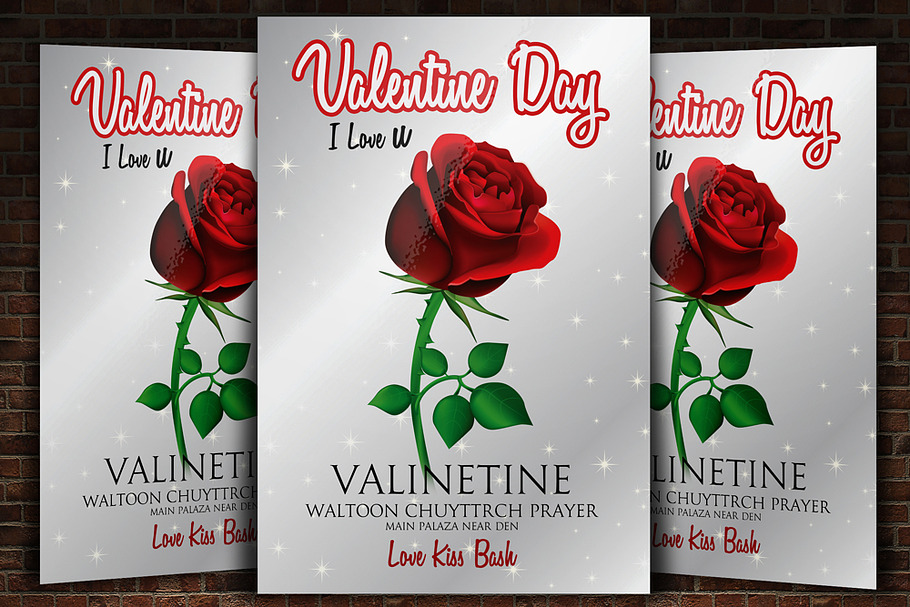 Valentine Day Flyer in Flyer Templates - product preview 8