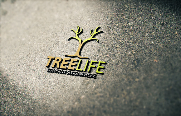 Tree Life Logo in Logo Templates - product preview 2