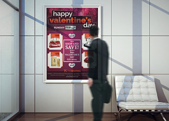 Happy Valentine's Day Flyer in Flyer Templates - product preview 1