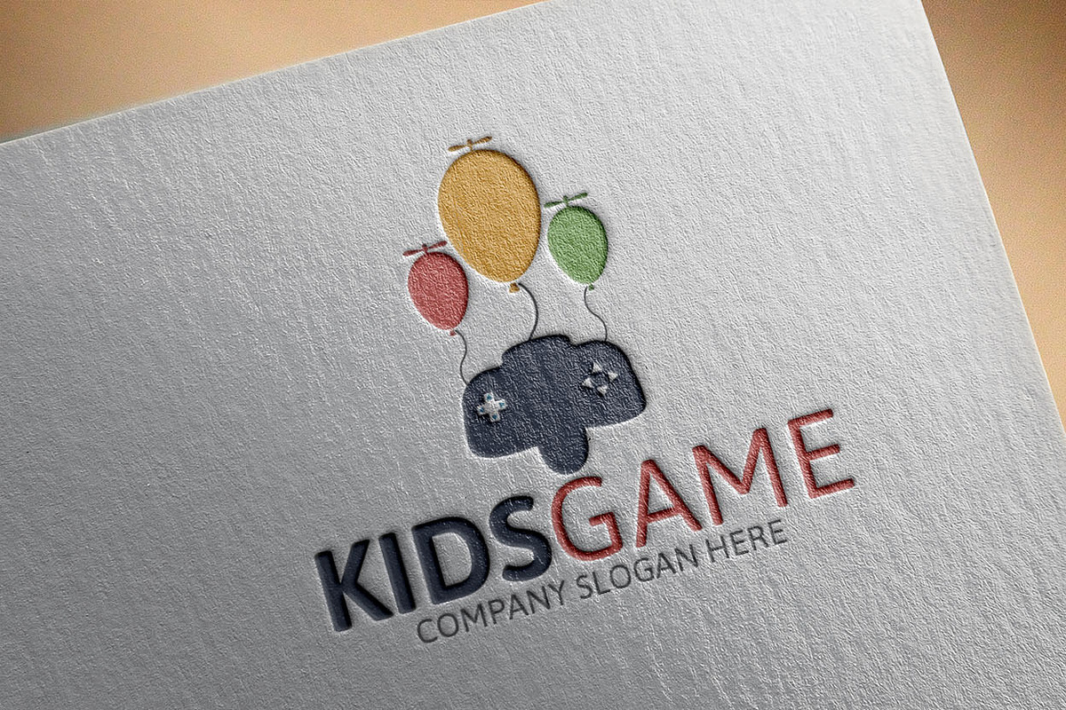 Kids Game Logo in Logo Templates - product preview 8