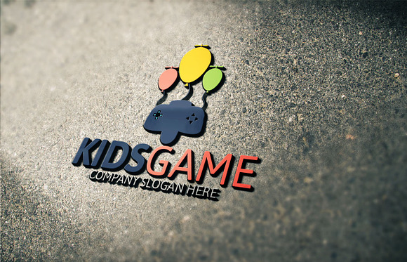 Kids Game Logo in Logo Templates - product preview 1