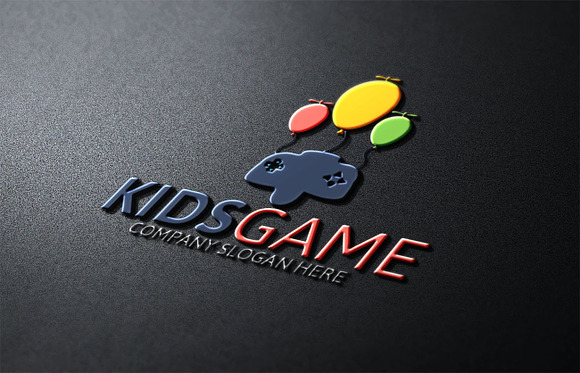 Kids Game Logo in Logo Templates - product preview 2