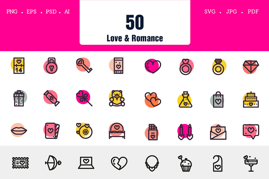 Love & Romance Icons