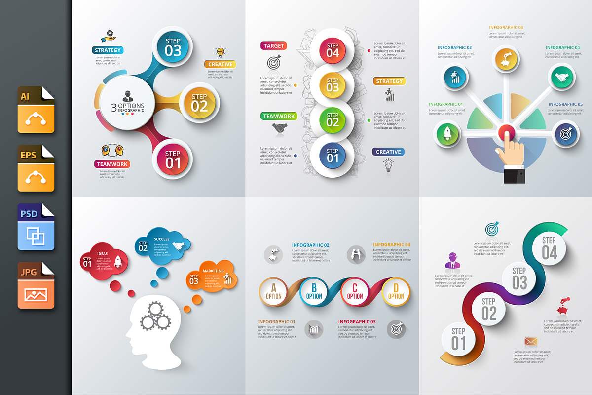Diagrams for business infographic v6 in Presentation Templates - product preview 8