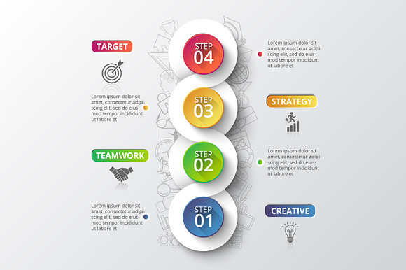 Diagrams for business infographic v6 in Presentation Templates - product preview 2