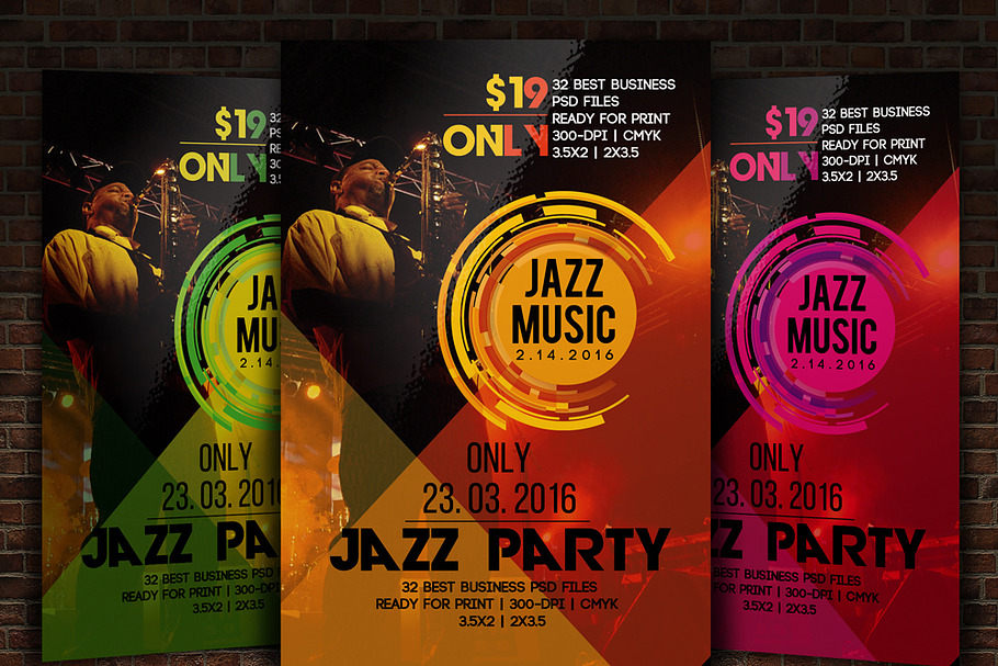 Jazz Event Flyer in Flyer Templates - product preview 8