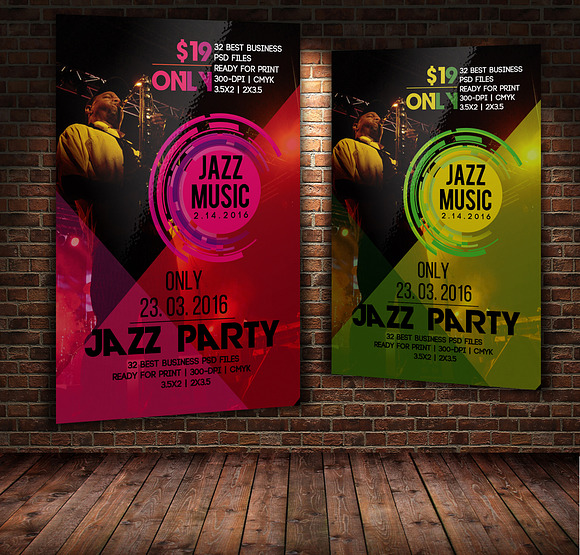 Jazz Event Flyer in Flyer Templates - product preview 1