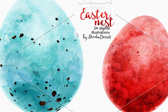 Easter Nest in Illustrations - product preview 3