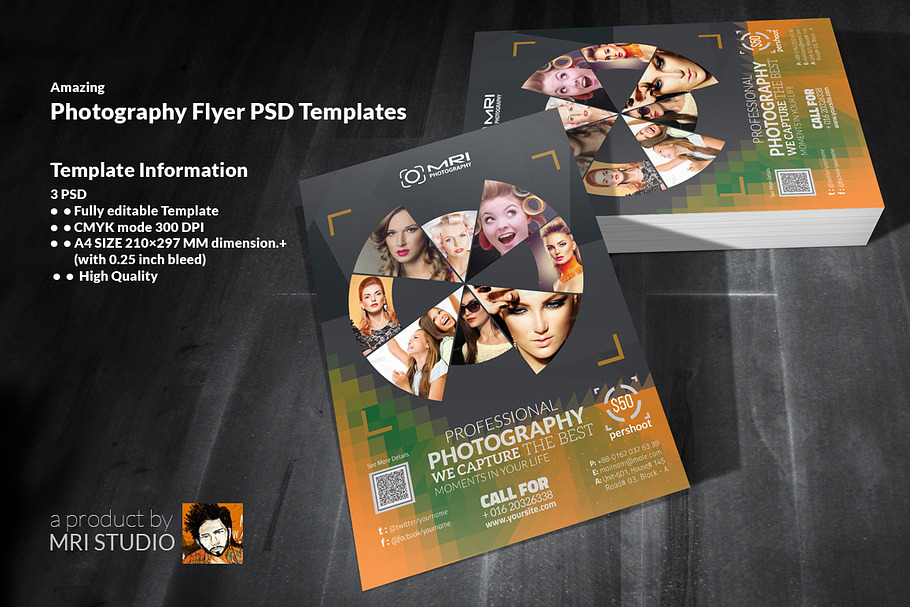Amazing Photography Flyer Template in Flyer Templates - product preview 8