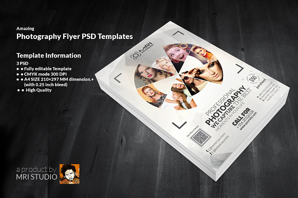 Amazing Photography Flyer Template in Flyer Templates - product preview 2