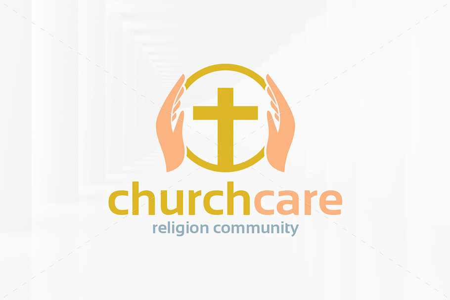 Church Care Logo Template in Logo Templates - product preview 8