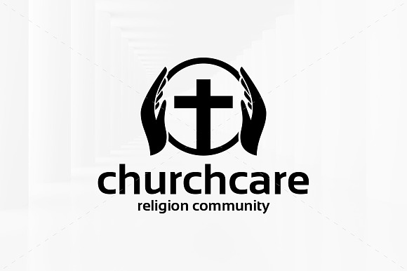 Church Care Logo Template in Logo Templates - product preview 2