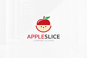 Apple Slice Logo Template