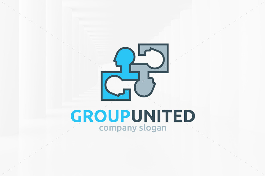 Group United Logo Template in Logo Templates - product preview 8