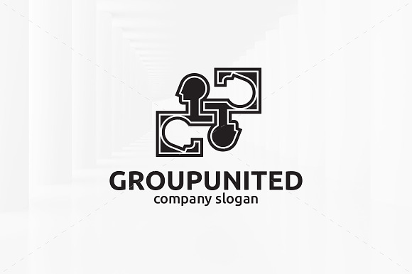 Group United Logo Template in Logo Templates - product preview 2