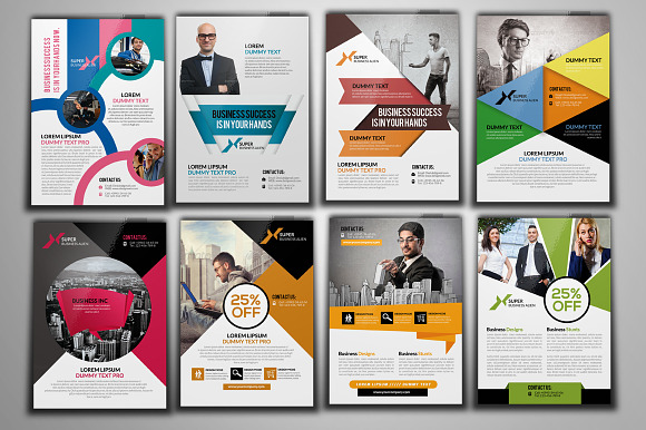 100 Fresh Business Flyers Bundle in Flyer Templates - product preview 4