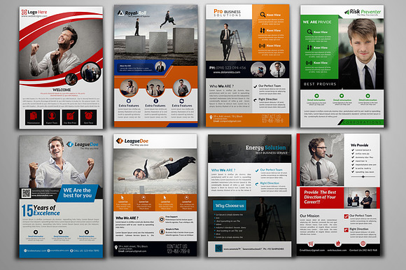 100 Fresh Business Flyers Bundle in Flyer Templates - product preview 10
