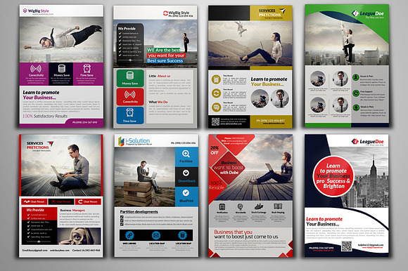 100 Fresh Business Flyers Bundle in Flyer Templates - product preview 12