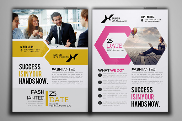 100 Fresh Business Flyers Bundle in Flyer Templates - product preview 14