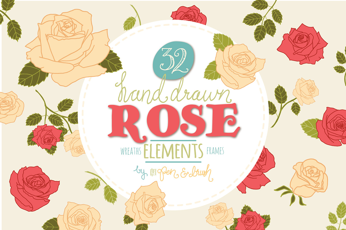 32 Rose Clip Art & Vectors in Graphics - product preview 8