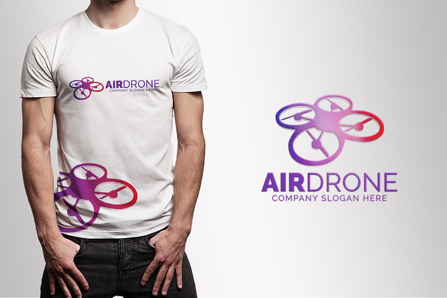 Air Drone Logo in Logo Templates - product preview 8