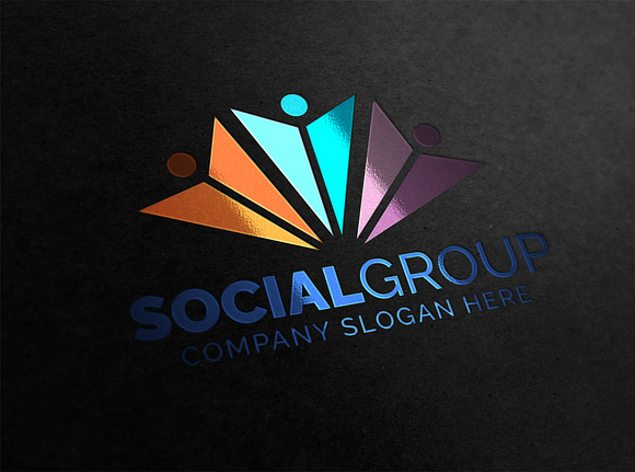 Social Group Logo in Logo Templates - product preview 1