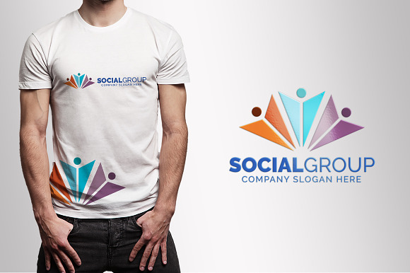 Social Group Logo in Logo Templates - product preview 2
