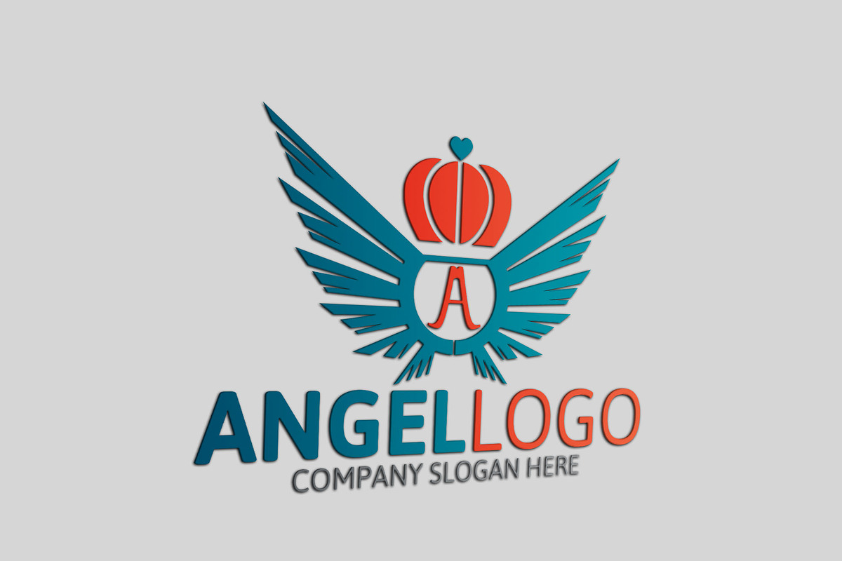 Angel Logo in Logo Templates - product preview 8