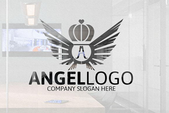 Angel Logo in Logo Templates - product preview 2