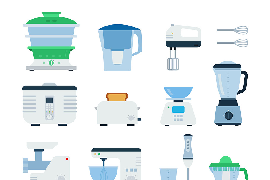 Modern cooking devices in Illustrations - product preview 8