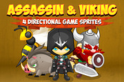 Assassin & Viking - Game Sprites