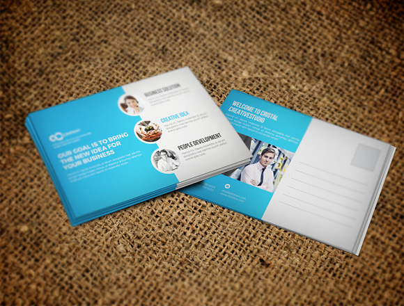Corporate Business Postcard in Postcard Templates - product preview 4
