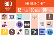 600 Photography Icons