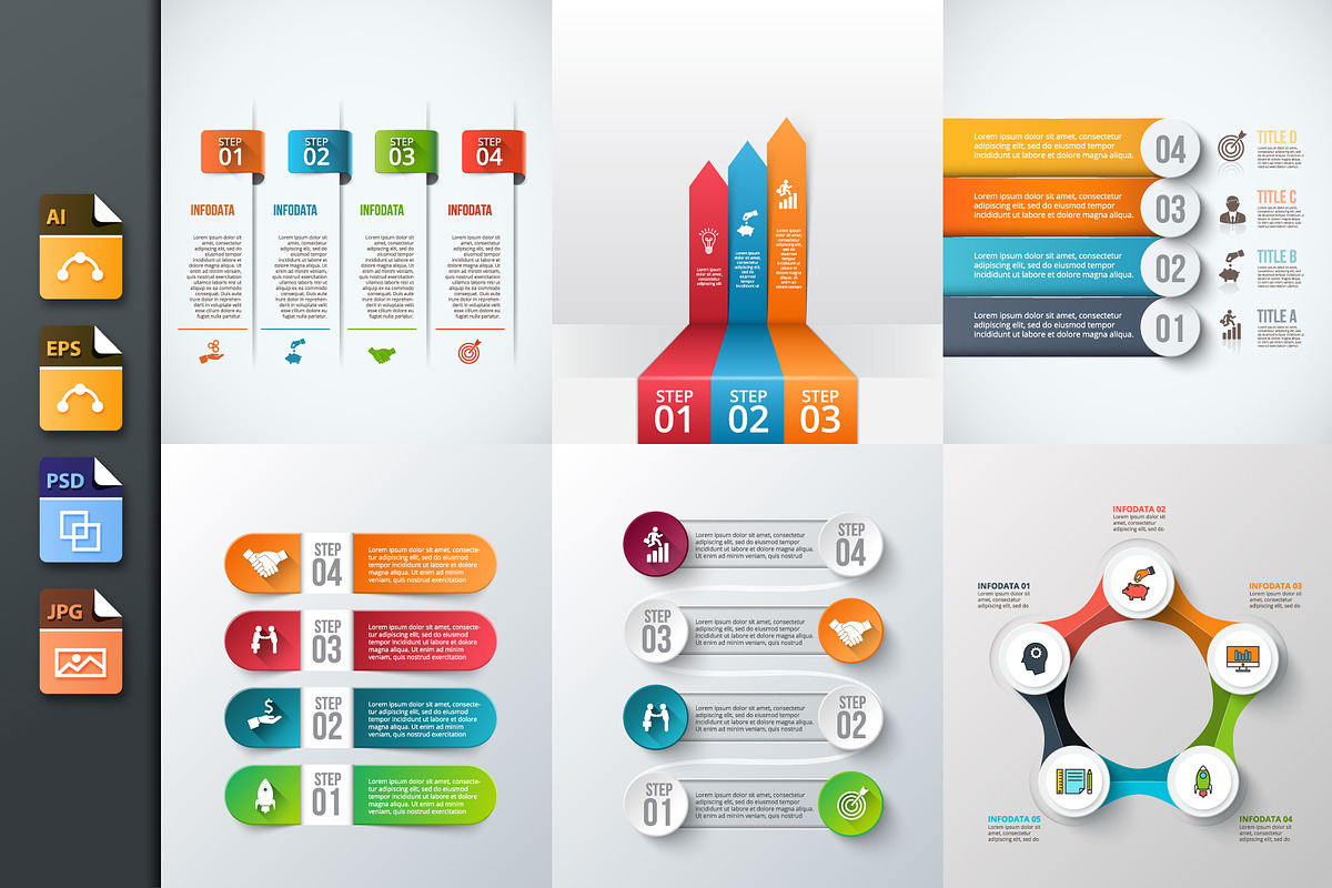 Diagrams for business infographic v7 in Presentation Templates - product preview 8