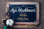 Mini blackboard photo collection