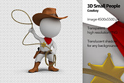 3D Small People - Cowboy