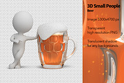 3D Small People - Beer