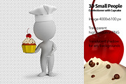 3D Small People - Confectioner