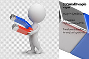 3D Small People - Magnet