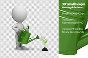 3D Small People - Watering