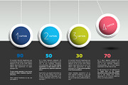 Pendulum infographic template banner