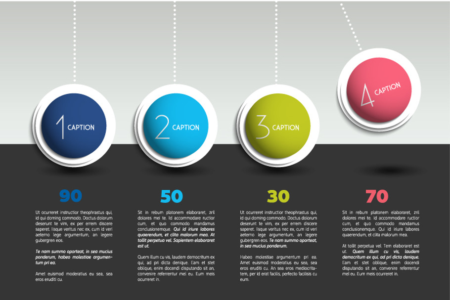 Pendulum infographic template banner in Presentation Templates - product preview 8