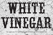 White Vinegar Font