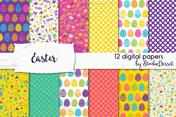 Easter Digital Papers