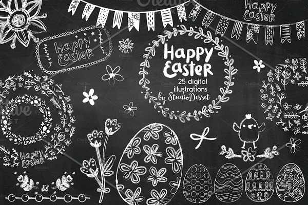 Chalkboard Easter