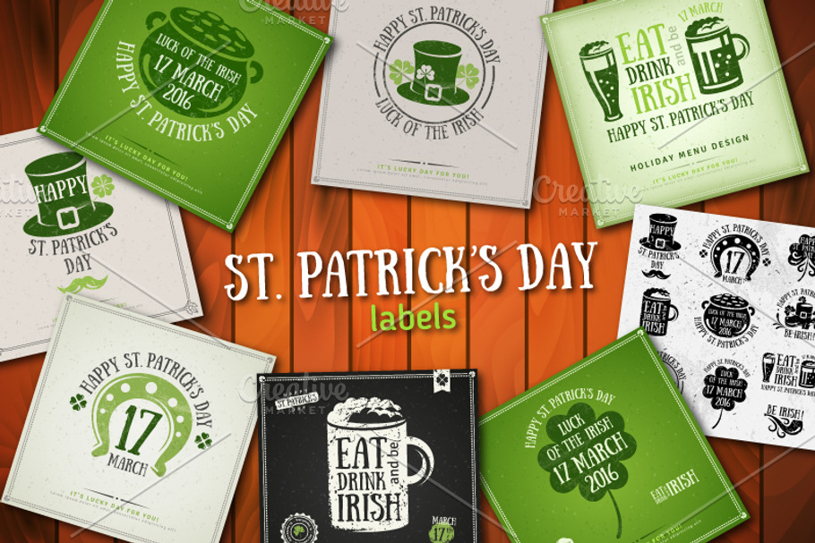 St. Patrick's Labels