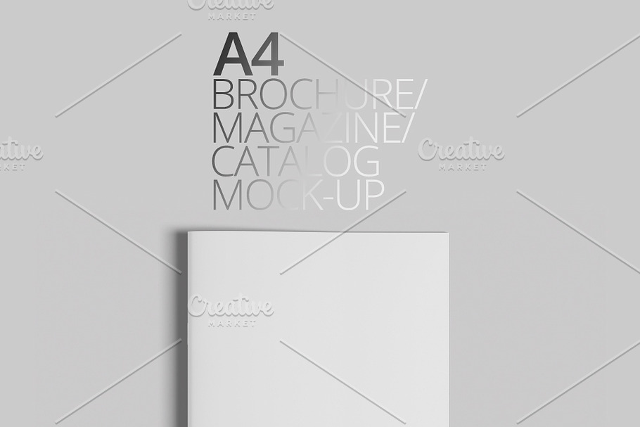 A4 Brochure/Magazine/Catalog Mock-Up