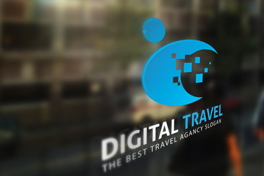 Digital Travel in Logo Templates - product preview 8