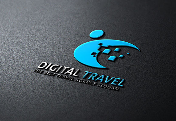 Digital Travel in Logo Templates - product preview 2